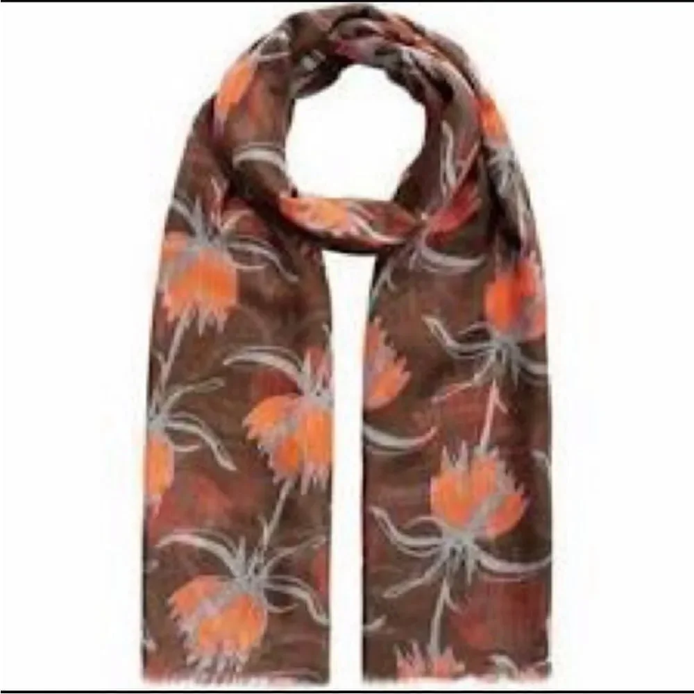 India Hicks Crown Imperial Scarf - Flamingo